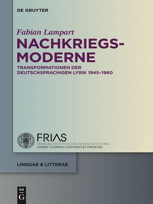 cover image of Nachkriegsmoderne